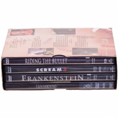 DVD samling med gyserfilm fra Nordisk Film