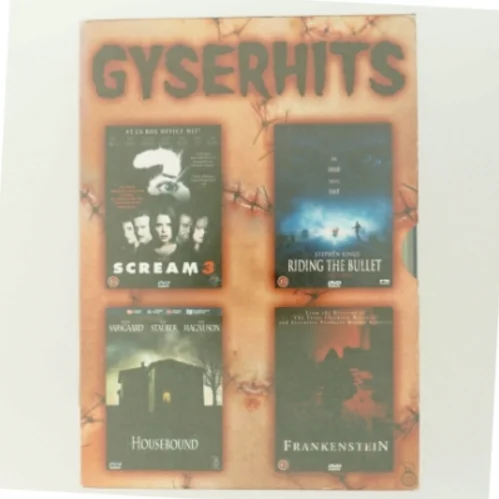 DVD samling med gyserfilm fra Nordisk Film