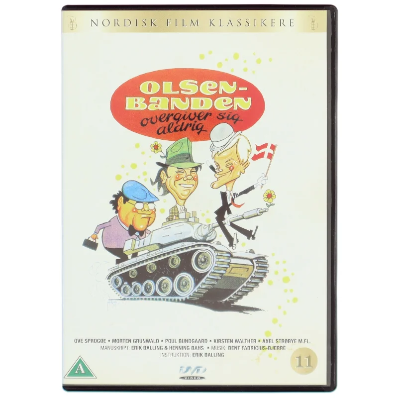 Olsen Banden 11 - Overgiver Sig Aldrig (Bog)