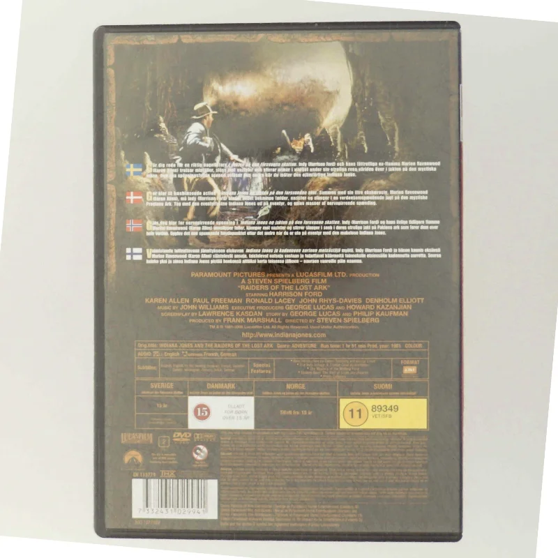 Indiana Jones, and the raiders of the lost ark