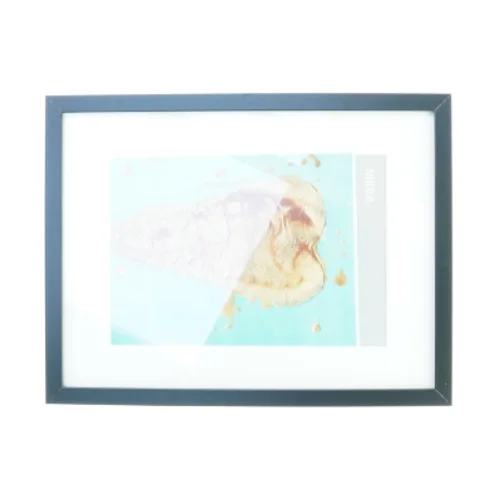 Ramme med sort kant fra Ikea (str. 43 x 32)