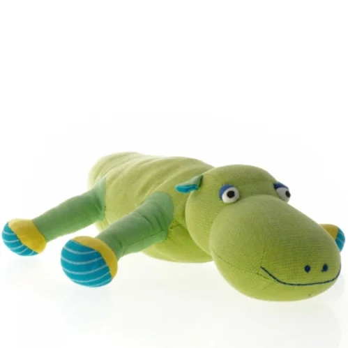 Stor grøn bamse (str. 44 x 38 cm)