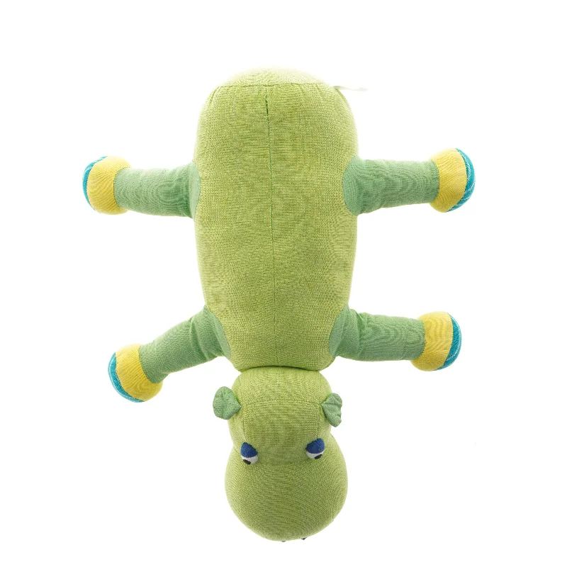 Stor grøn bamse (str. 44 x 38 cm)