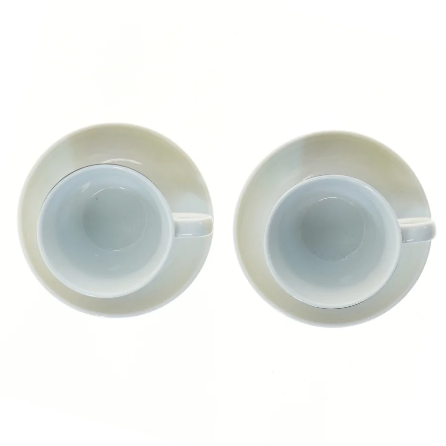 Kaffekopper og underkopper fra Maisons (str. 2 stk Ø 9 & 14 cm)