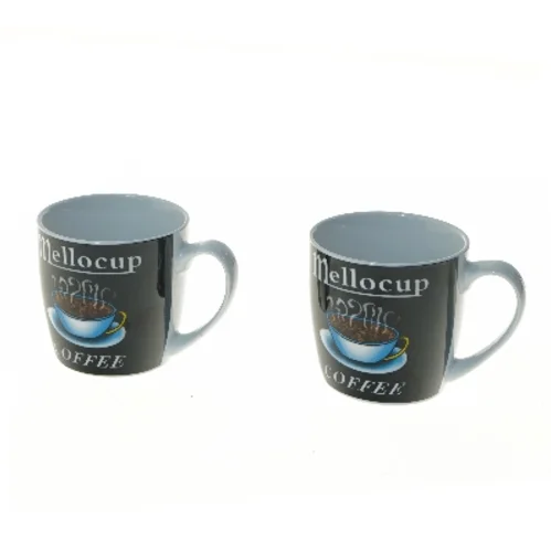 Mellocup kaffekrus, 2 stk fra Maisons (str. 2 stk Ø 9 cm længde 9 cm)