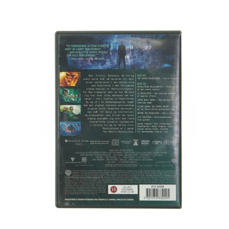 The Matrix Revolutions DVD fra Warner Brothers
