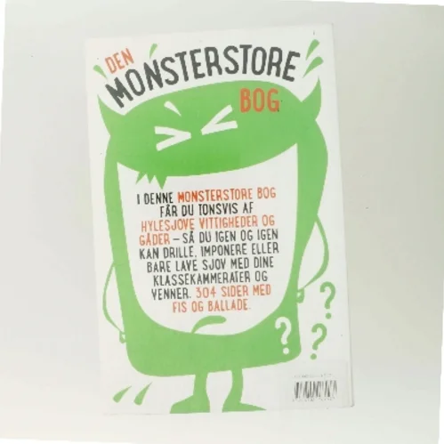 Den monsterstore bog med hylesjove vittigheder og gåder af Sten Wijkman Kjærsgaard (Bog)