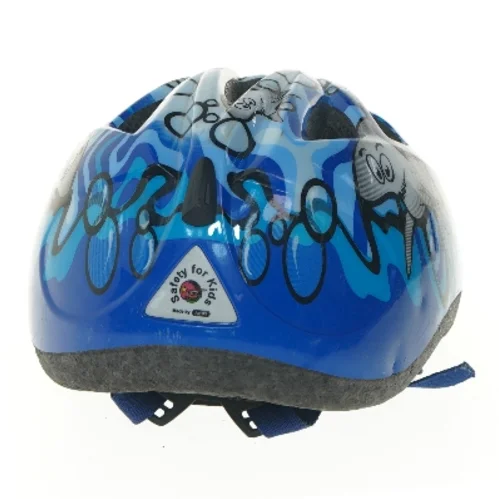 Børnehjelm med tegneseriemotiv fra Abus (str. 25,5 cm)