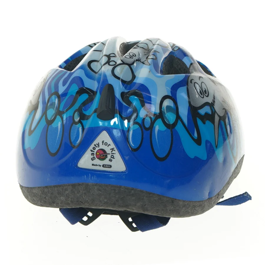 Børnehjelm med tegneseriemotiv fra Abus (str. 25,5 cm)