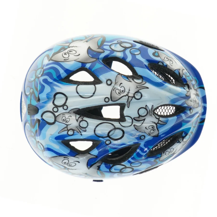 Børnehjelm med tegneseriemotiv fra Abus (str. 25,5 cm)