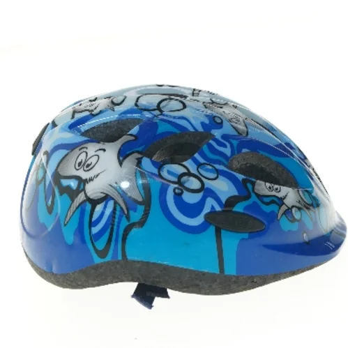 Børnehjelm med tegneseriemotiv fra Abus (str. 25,5 cm)