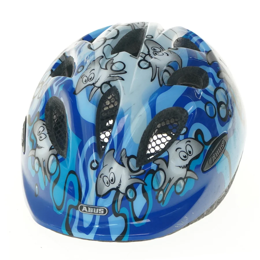 Børnehjelm med tegneseriemotiv fra Abus (str. 25,5 cm)