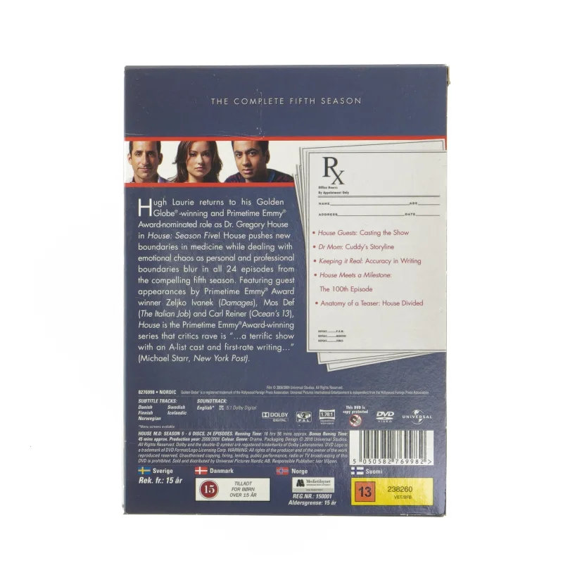 House M.D. sæson 5 DVD-sæt fra Universal
