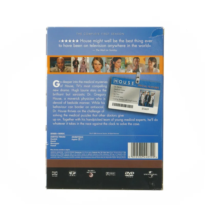 House MD sæson 1 DVD-boks fra Universal