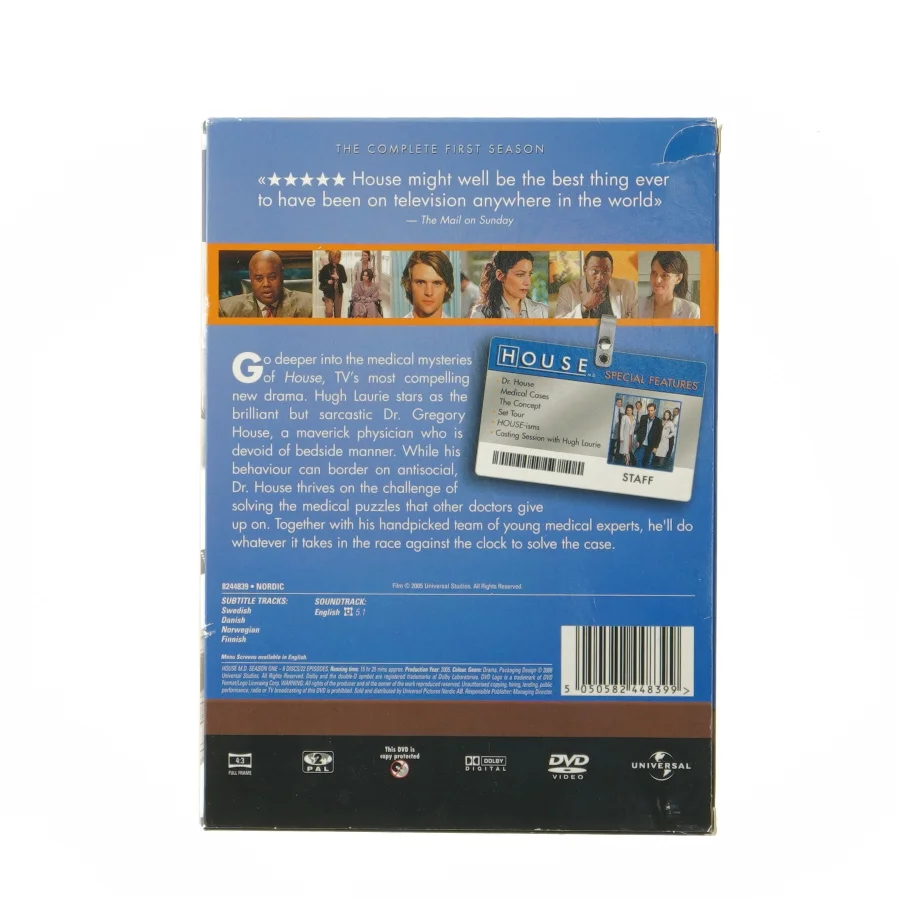 House MD sæson 1 DVD-boks fra Universal
