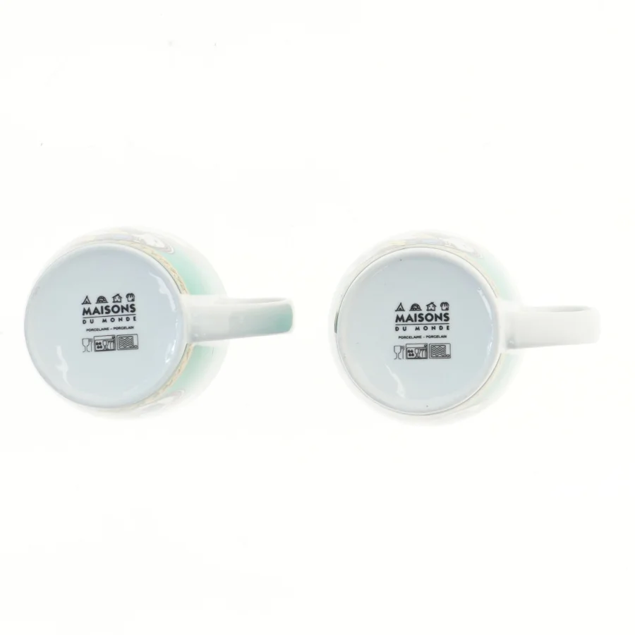 Kaffekrus 2 stk - Mother's Coffee fra Maisons du Monde (str. 2 stk Ø 9 cm længde 9 cm)