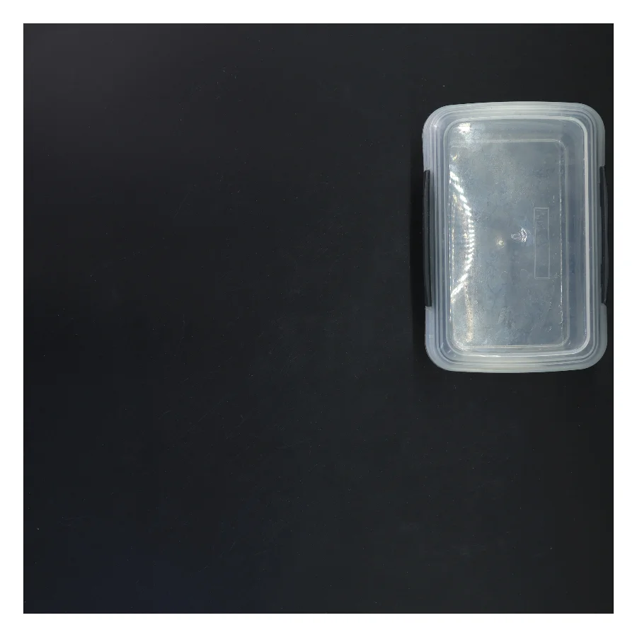 Plastboks med låg fra Sistema (str. 17x11x8 cm)