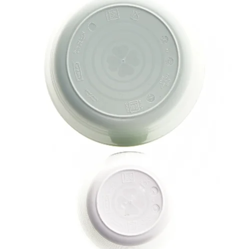 Plastik skål og kop sæt fra IKEA (str. skål ø 12 cm, kop 9 cm)