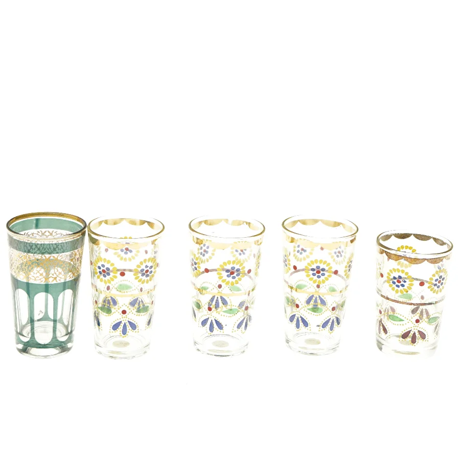 Dekorative glas (str. 10 cm, 5 styk cm)