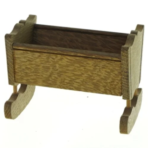 Træ dukkeseng (str. 10 x 7 cm)