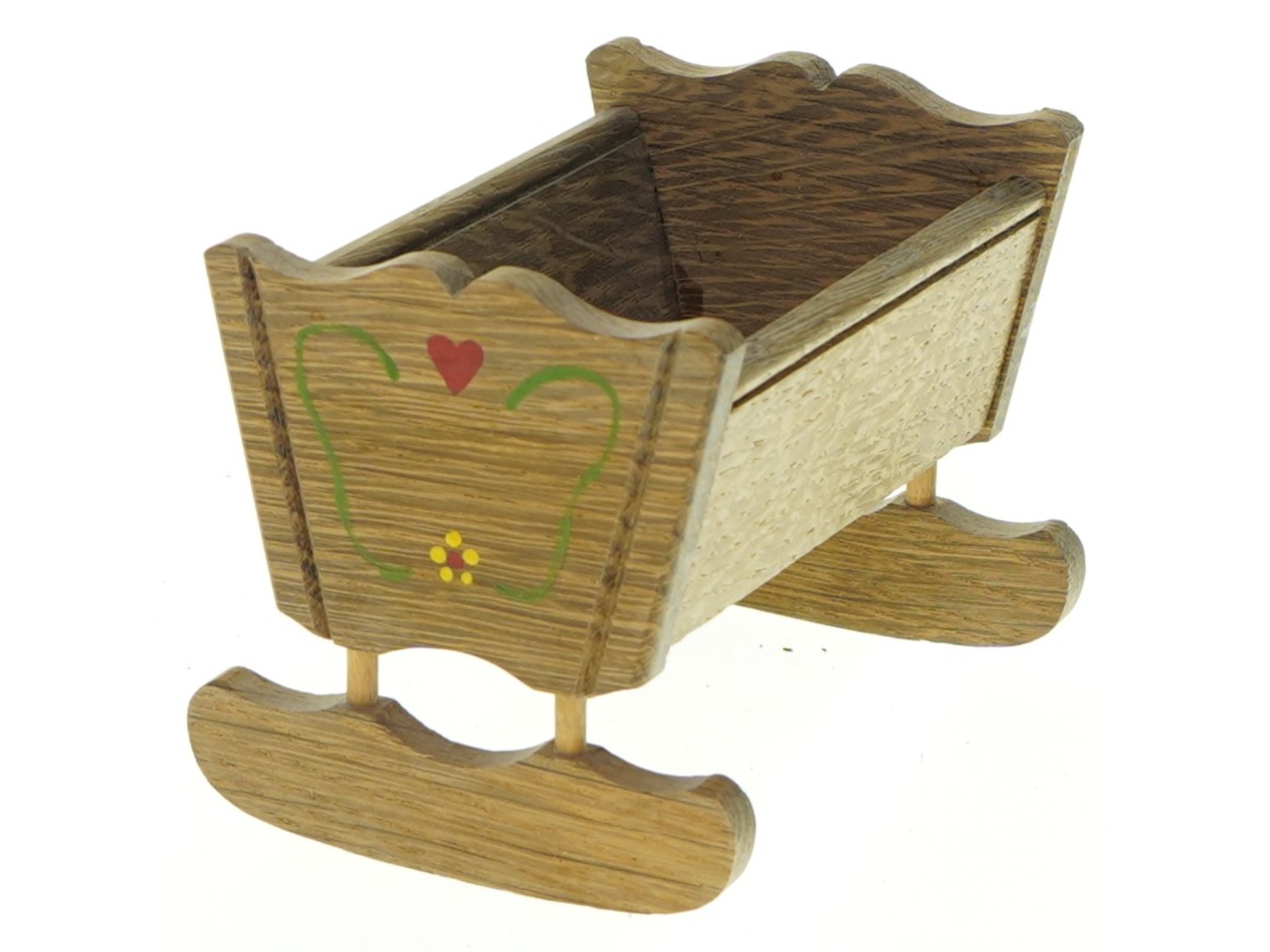 Træ dukkeseng (str. 10 x 7 cm)