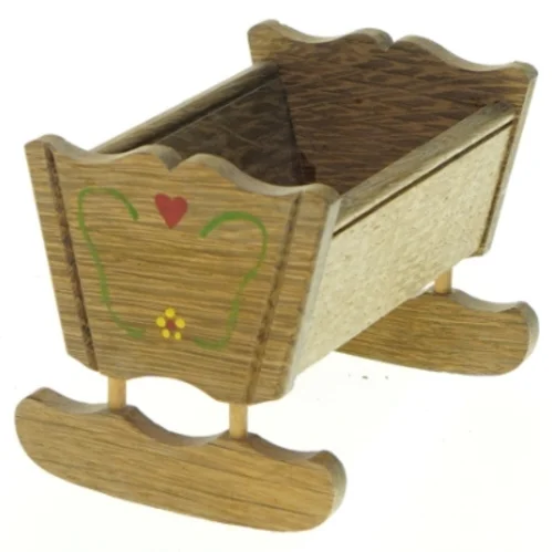 Træ dukkeseng (str. 10 x 7 cm)