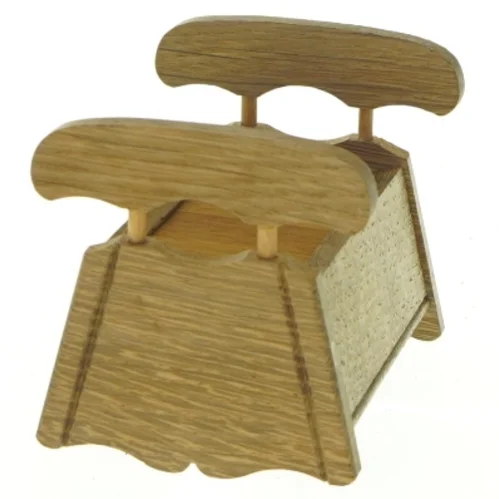 Træ dukkeseng (str. 10 x 7 cm)