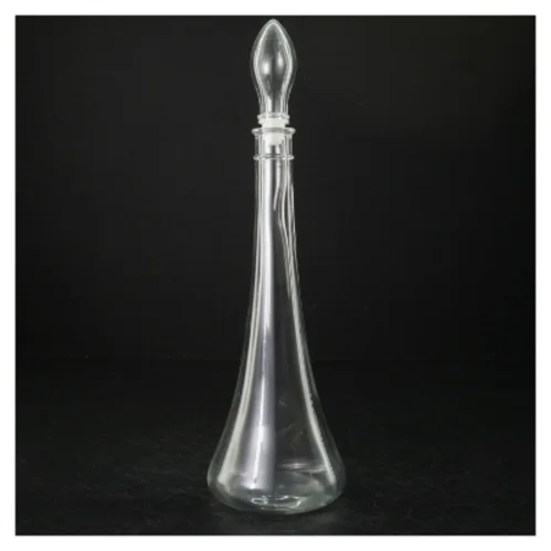 Glaskaraffel med prop (str. 31 cm)