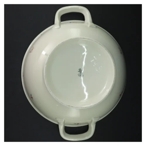 Porcelænssuppegryde med låg fra Rieber (str. Ø. 25 cm. h. 19 cm)