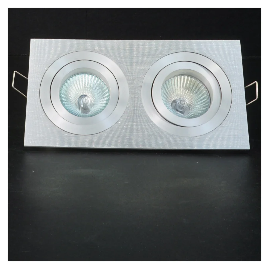 Indbygningsspots (2x3 stk) (str. 17 x 9 cm)