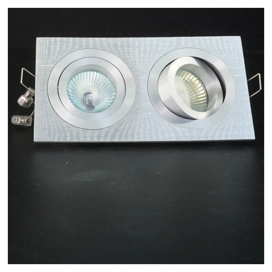 Indbygningsspots (2x3 stk) (str. 17 x 9 cm)