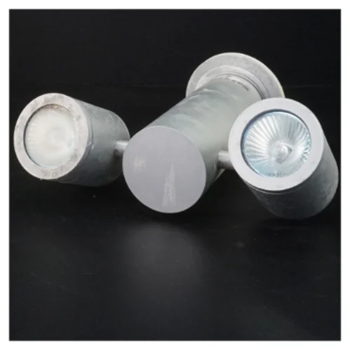 Loftslampe (inde/ude) med tre spots (2 stk) (str. 19 cm)