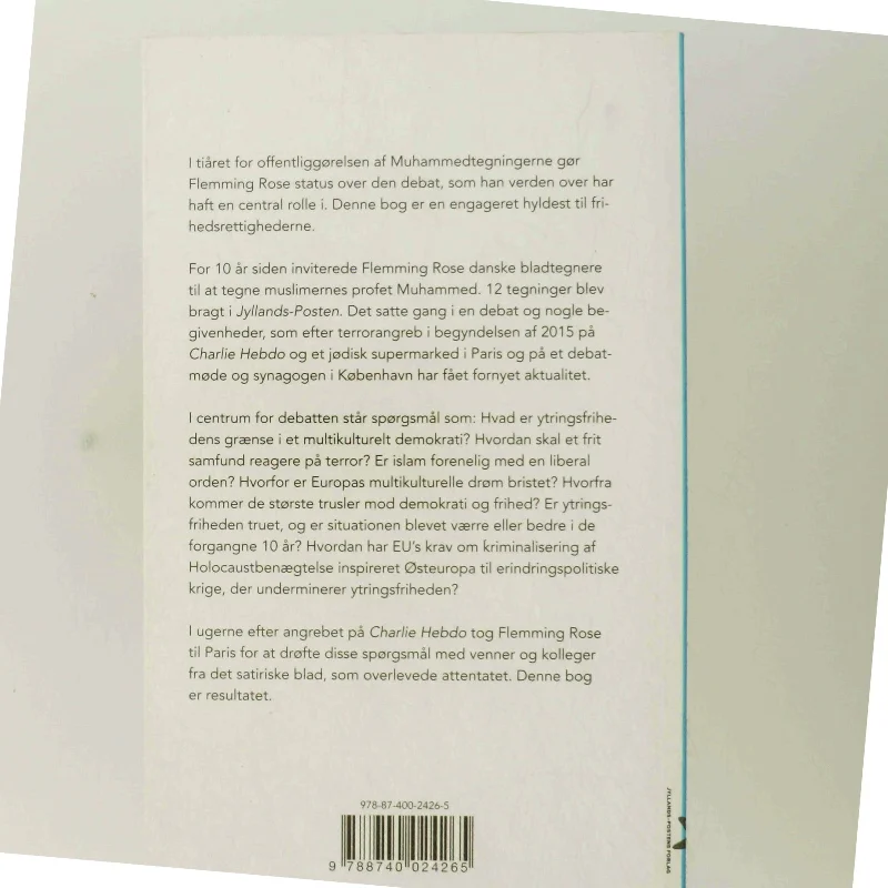 Hymne til friheden af Flemming Rose (Bog)