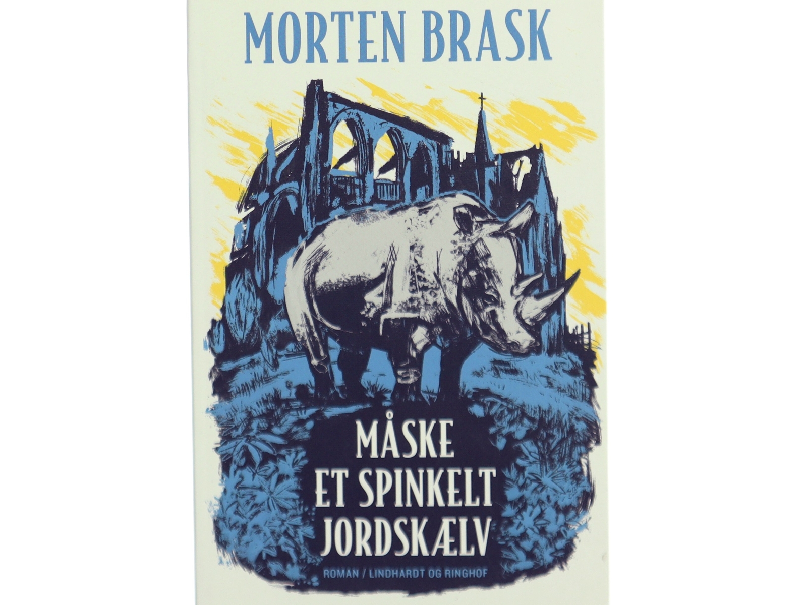 Måske et spinkelt jordskælv af Morten Brask (Bog)