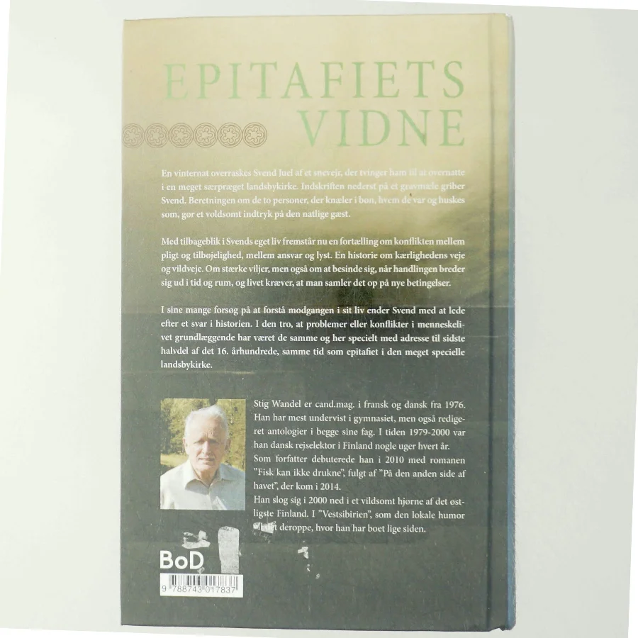 Epitafiets vidne af Stig Wandel (Bog)