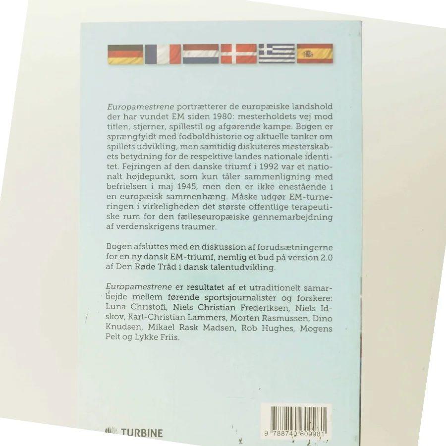 Europamestrene : fodbold, nation, identitet (Bog)