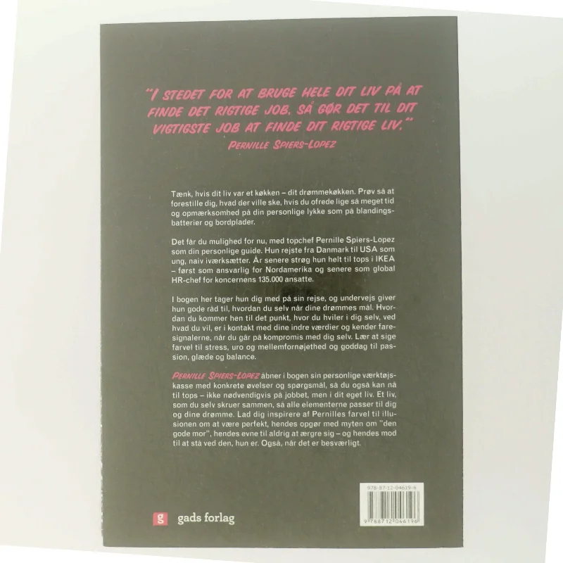 Hvis dit liv var et køkken : topchefens personlige værktøjskasse af Pernille Spiers-Lopez (Bog)