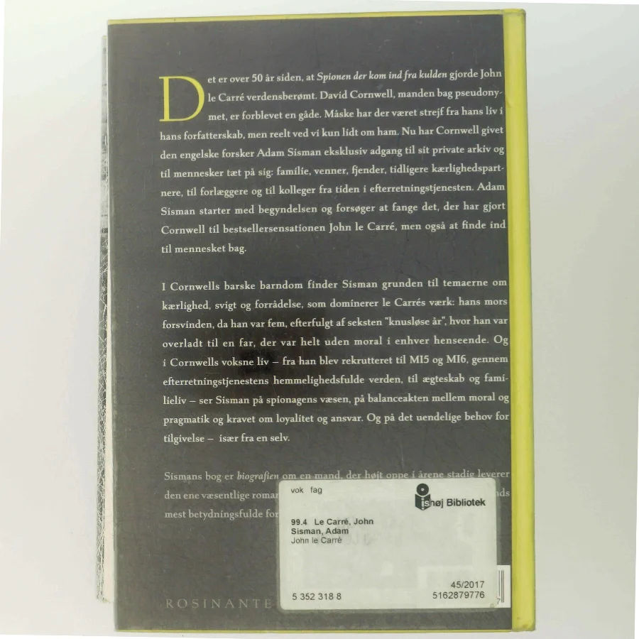 John le Carré Biografi