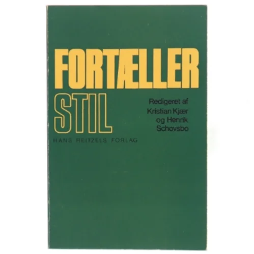 Fortæller stil fra Hans Reitzels Forlag