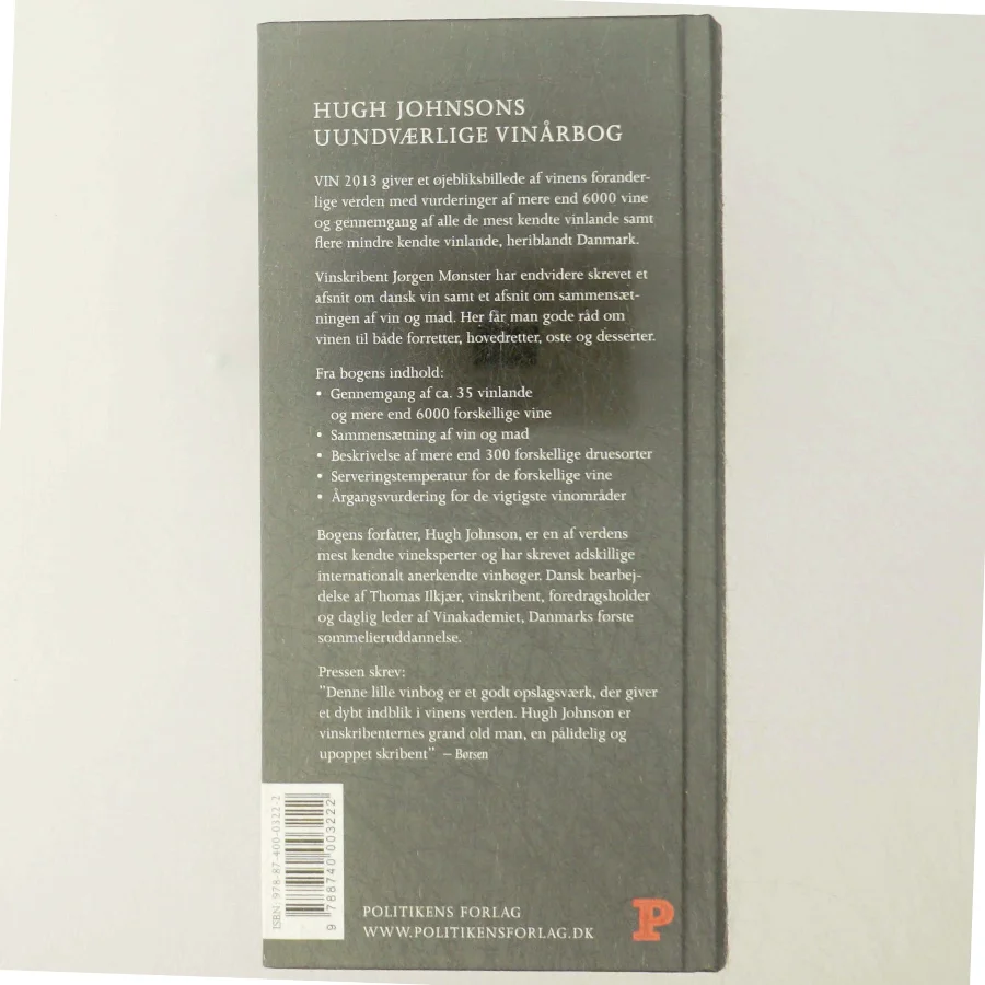 Vin 2013 (Bog) fra Politikens Forlag