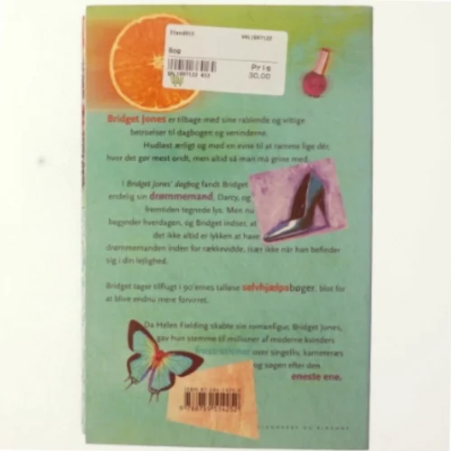 Bridget Jones - på randen af fornuft af Helen Fielding (Bog)