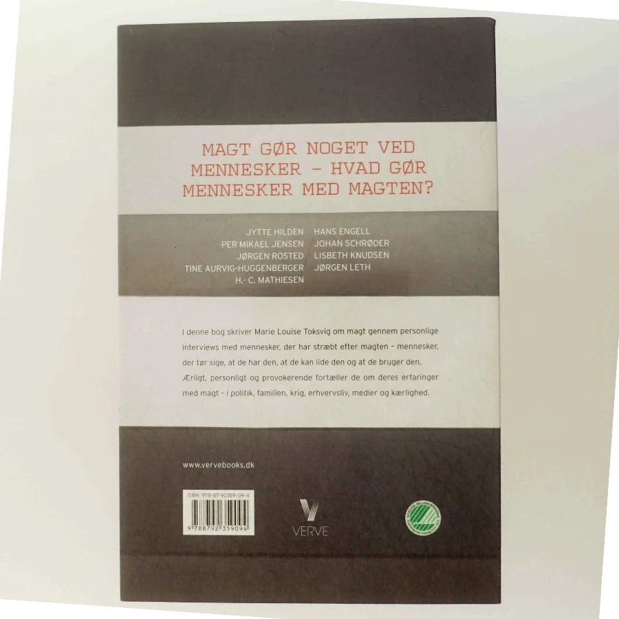 Magt af Marie Louise Toksvig (Bog)