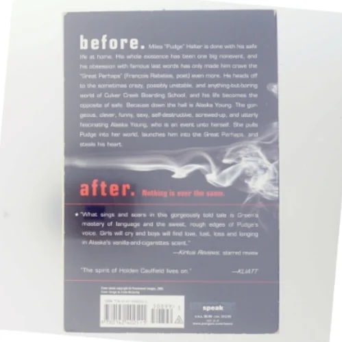 Looking for Alaska af John Green (f. 1977) (Bog)