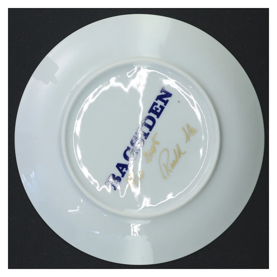 Dekorativ platte fra Rolad Als (str. Diameter 19 cm)