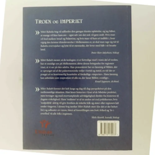 Troen og imperiet : Biblen set med palæstinensiske øjne af Mitri Raheb (Bog)