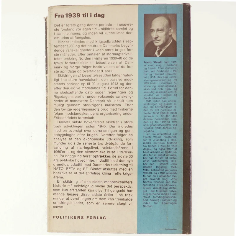 Danmarks Historie Bind 14: Besætelse og Atomtid 1939-1978 (Bog)