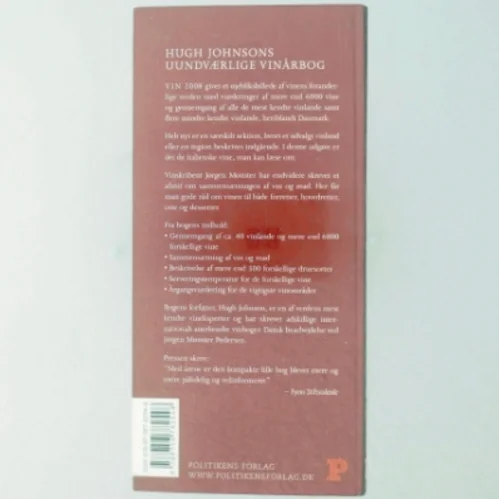 Vin 2008 fra Politikens Forlag