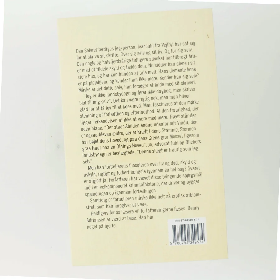 Den selvretfærdige : roman af Benny Adriansen (Bog)