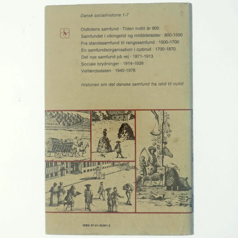 En Samfundsorganisation i opbrud 1700-1870 af Hans Chr. Johansen (Bog) fra Gyldendal