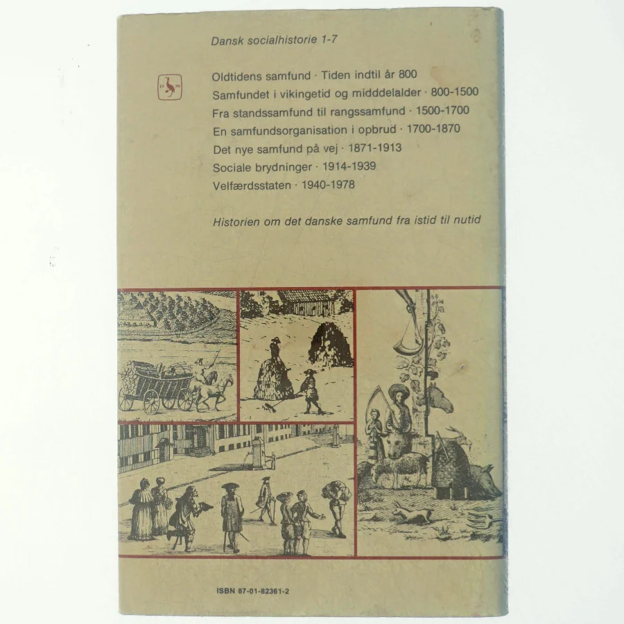 En Samfundsorganisation i opbrud 1700-1870 af Hans Chr. Johansen (Bog) fra Gyldendal